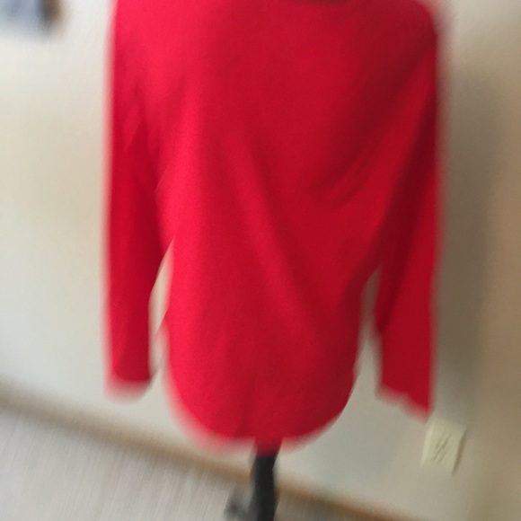 NWT HOLIDAY TIME LG COTTON RED SILVER & GOLD SHORT SLEEVED TEE WITH SPARKLE - Picture 5 of 11